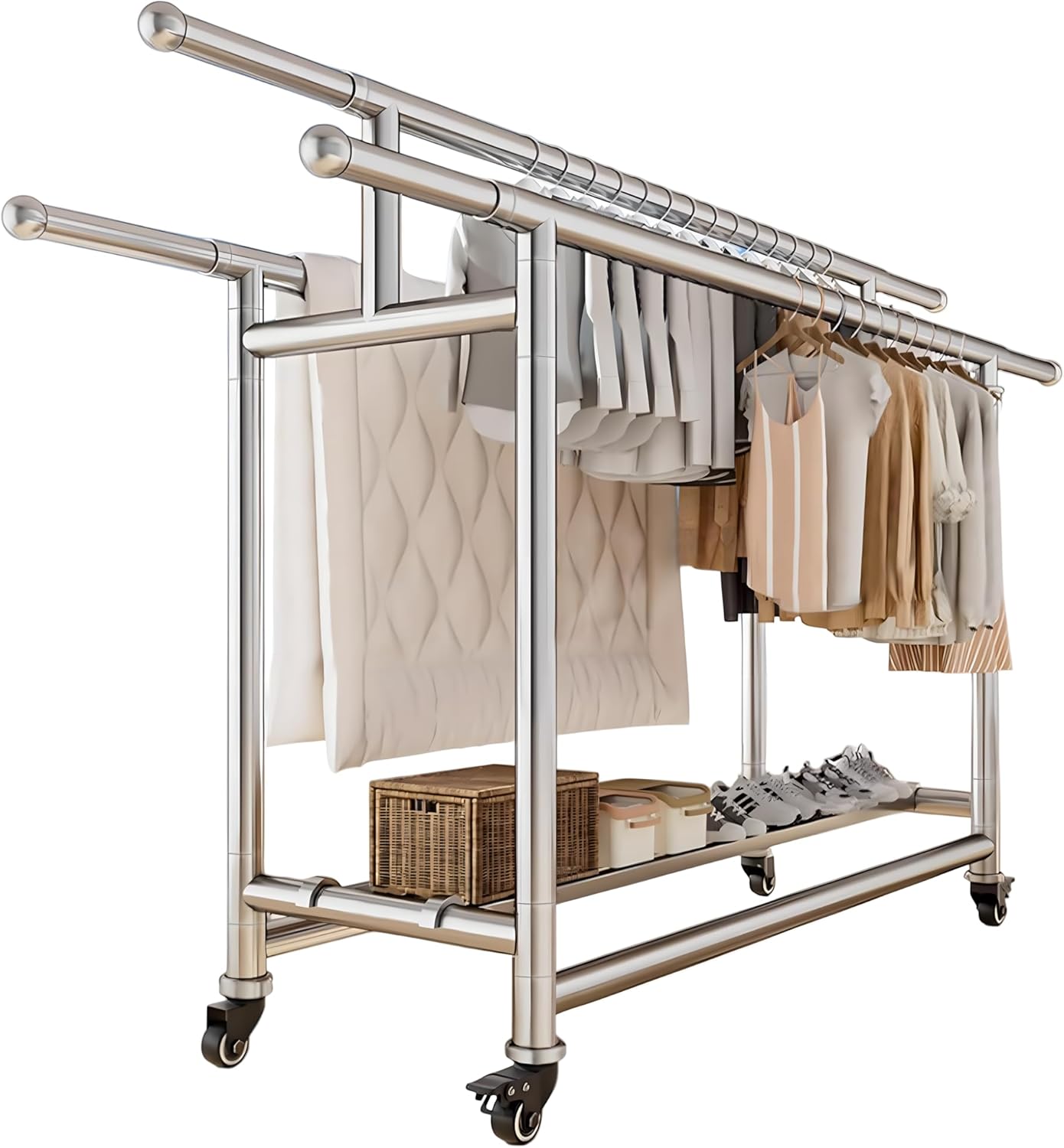 古家具ビンテージ品◾️シャビーな風合い 折りたたみ式 キャスターワゴン / ラック 古家具ビンテージ品◾️シャビーな風合い 折りたたみ式 キャスター